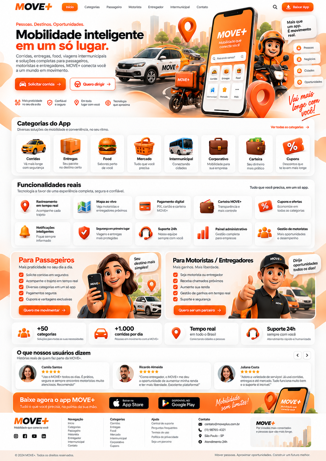 MOVE+ — Mobilidade inteligente em um só lugar